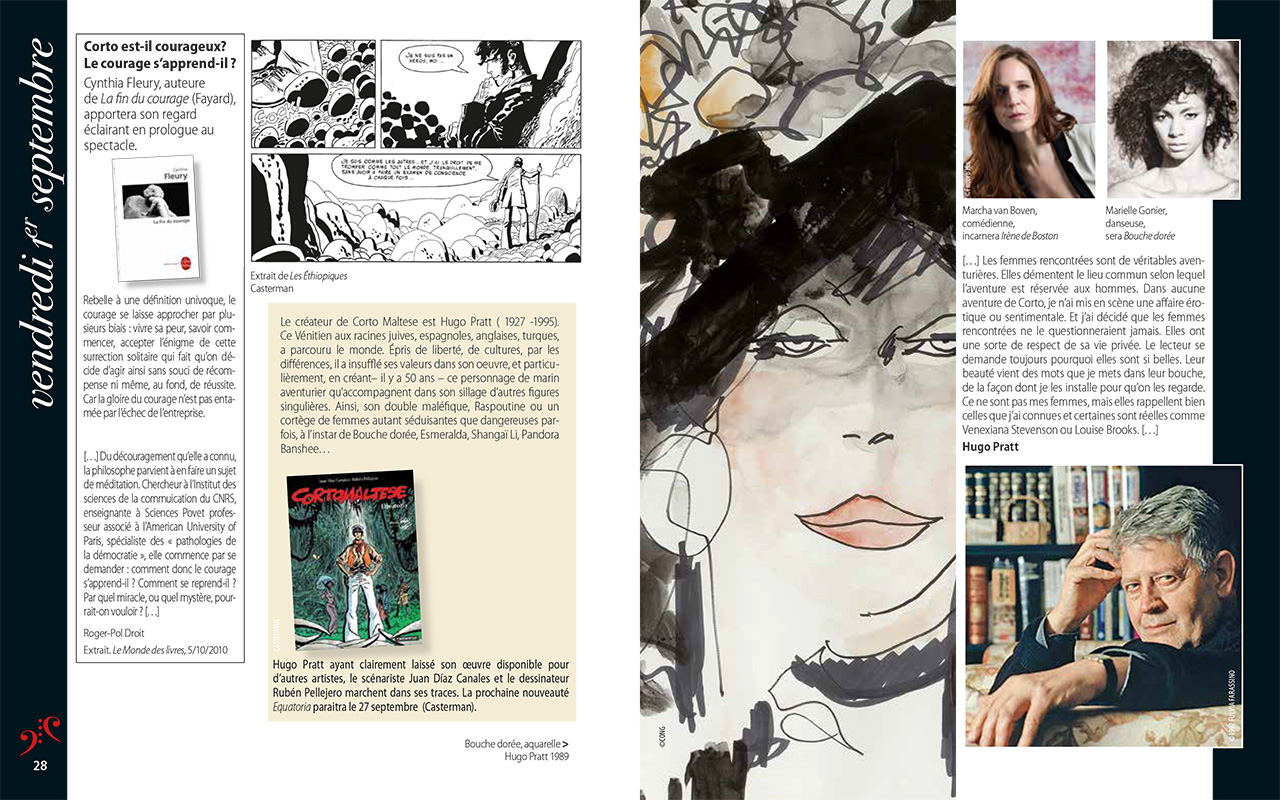 Corto Maltese, conversation avec Irène