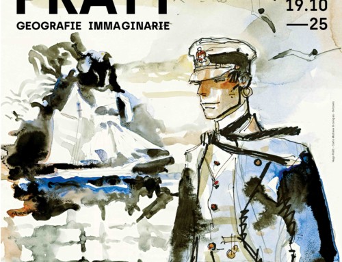 Hugo Pratt en Siena para la exposición antológica «Geografías imaginarias». A partir del 11 de abril de 2025.