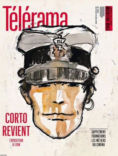 Corto revient, Hugo Pratt fait la couverture su magazine Télérama