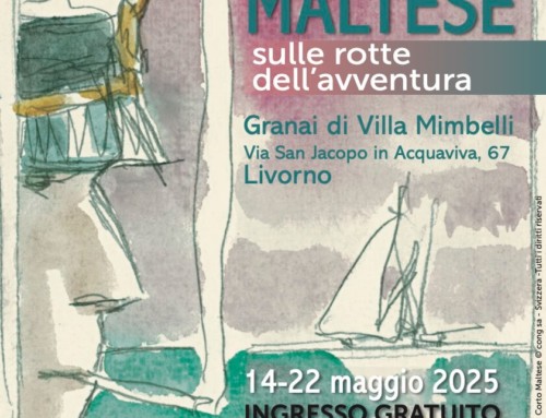 Corto Maltese in mostra a Livorno per la 1° Biennale dell’Acqua e del Mare