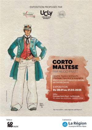 Affiche_Corto_Lyon Lione Corto Maltese