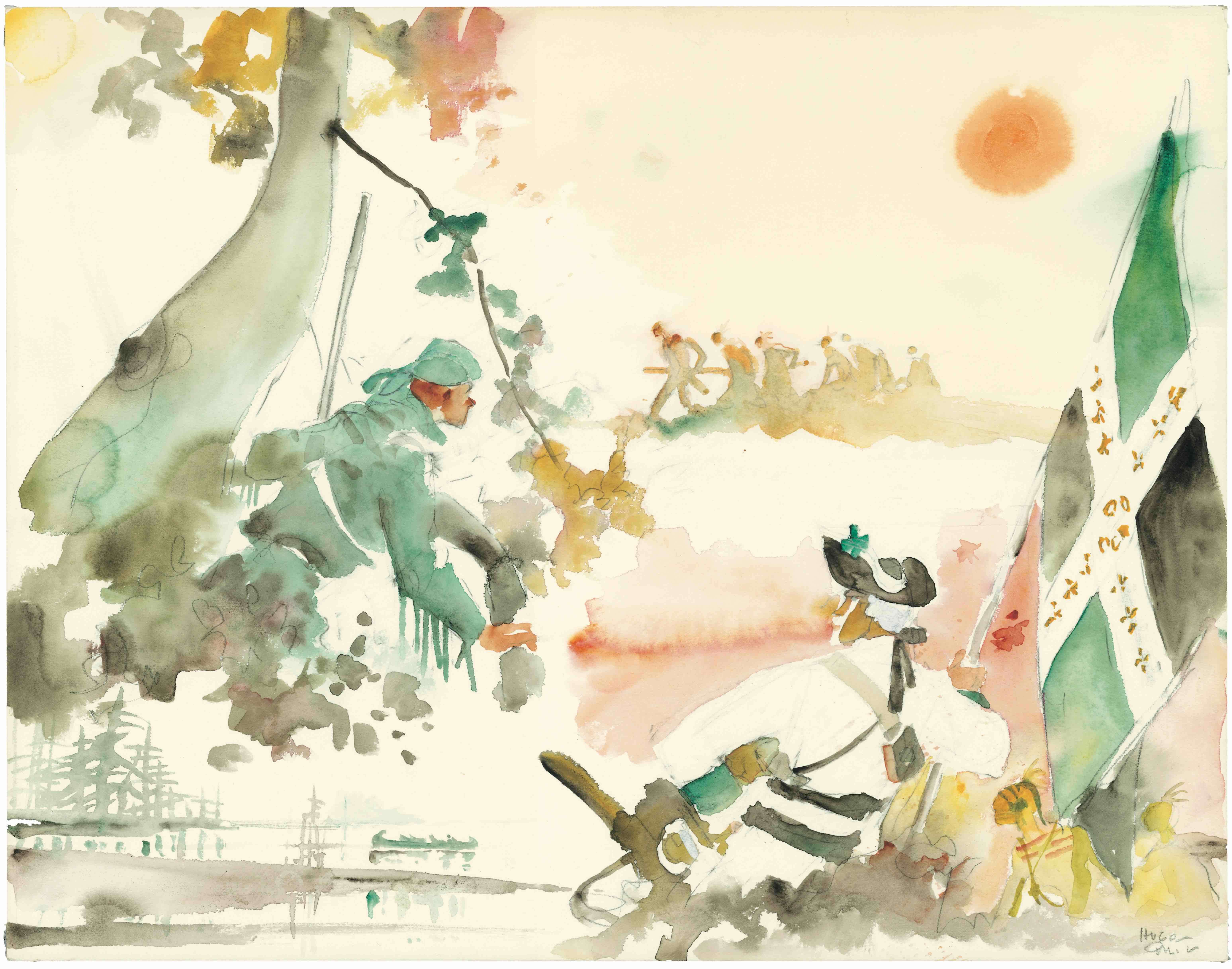 L’ultimo dei Mohicani_1986© Cong S.A., Svizzera, tutti i diritti riservati. Pratt mostra Roma