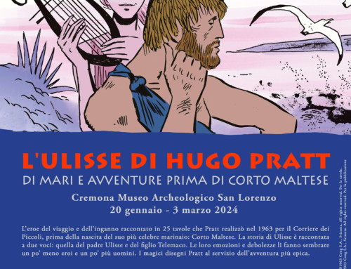 Hugo Pratt a Cremona: dal 20 gennaio la mostra “L’Ulisse di Hugo Pratt, di mari e di avventure prima di Corto Maltese”